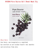 Holika Holika Pure Essence Mask Sheet 1pcs MISSHA Face Mask Whitening Moisturizing Anti Wrinkle Facial Mask Korea Cosmetics