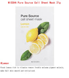 Holika Holika Pure Essence Mask Sheet 1pcs MISSHA Face Mask Whitening Moisturizing Anti Wrinkle Facial Mask Korea Cosmetics